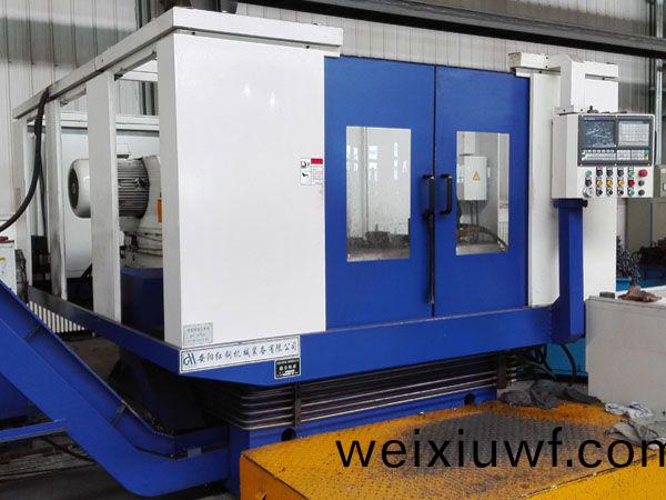 鉤尾框承載麵加工機牀